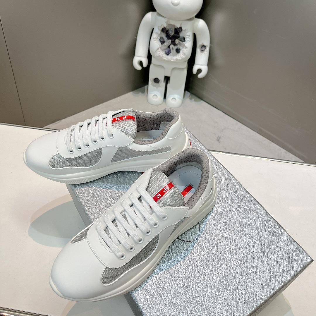 Prada America's Cup Soft Rubber And Bike Fabric Sneakers - DesignerGu