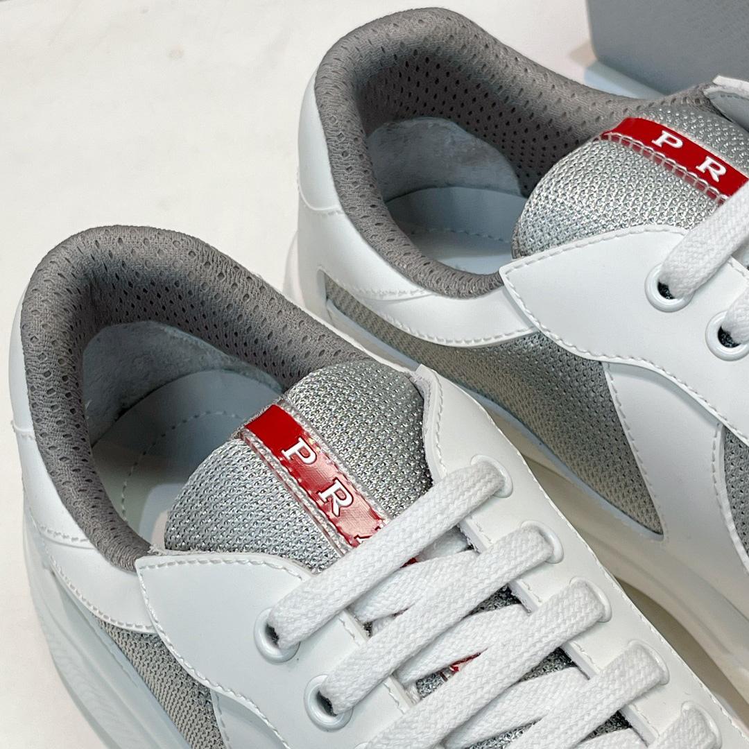 Prada America's Cup Soft Rubber And Bike Fabric Sneakers - DesignerGu