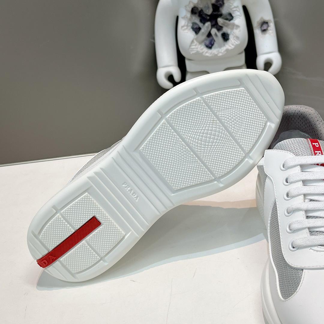 Prada America's Cup Soft Rubber And Bike Fabric Sneakers - DesignerGu