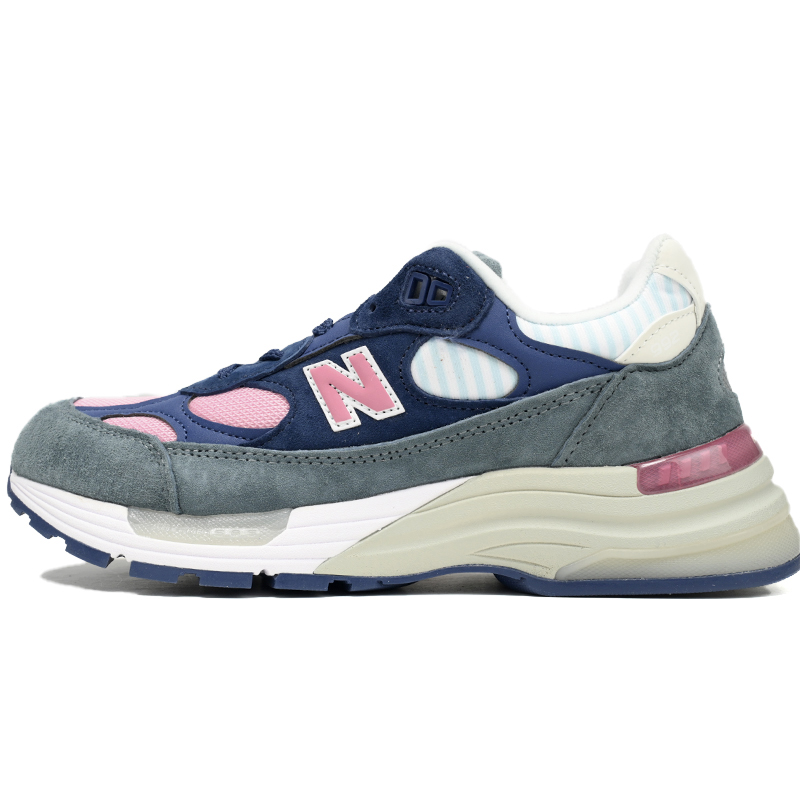 New Balance 992 Blue Green Pink Sneakers      M992NT  - DesignerGu