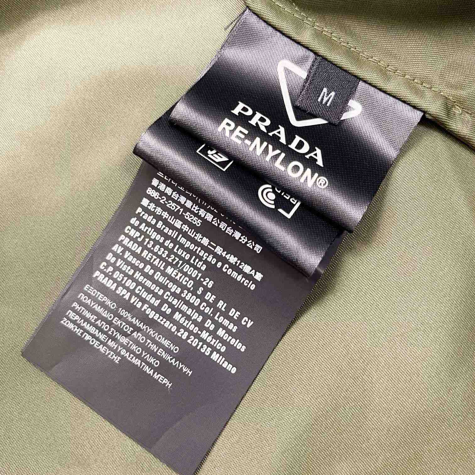 Prada Long-sleeved Re-Nylon shirt - DesignerGu