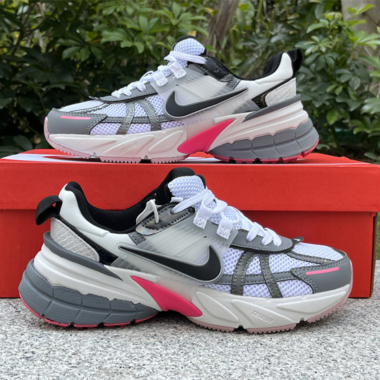 Nike Wmns v2k Runtekk Low ''White Grey Pink'' Sneaker       FZ5061-100 - DesignerGu