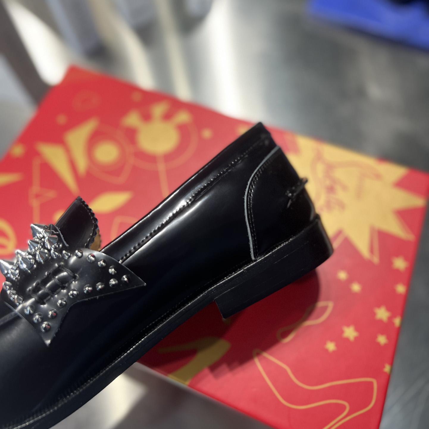 Christian Louboutin No Penny Spikes Loafers - DesignerGu