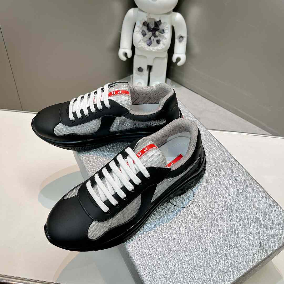 Prada America's Cup Soft Rubber And Bike Fabric Sneakers - DesignerGu