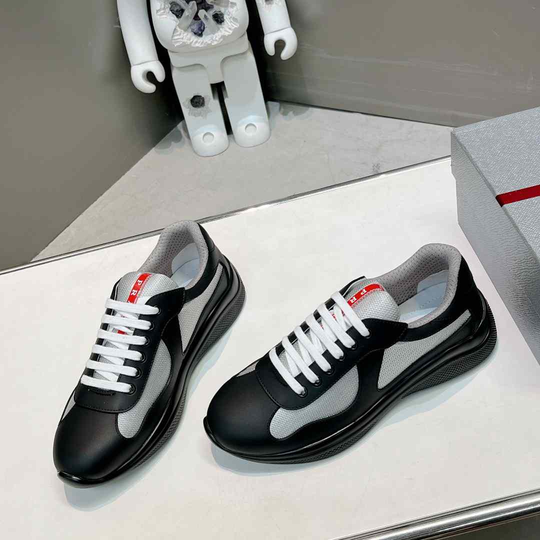 Prada America's Cup Soft Rubber And Bike Fabric Sneakers - DesignerGu