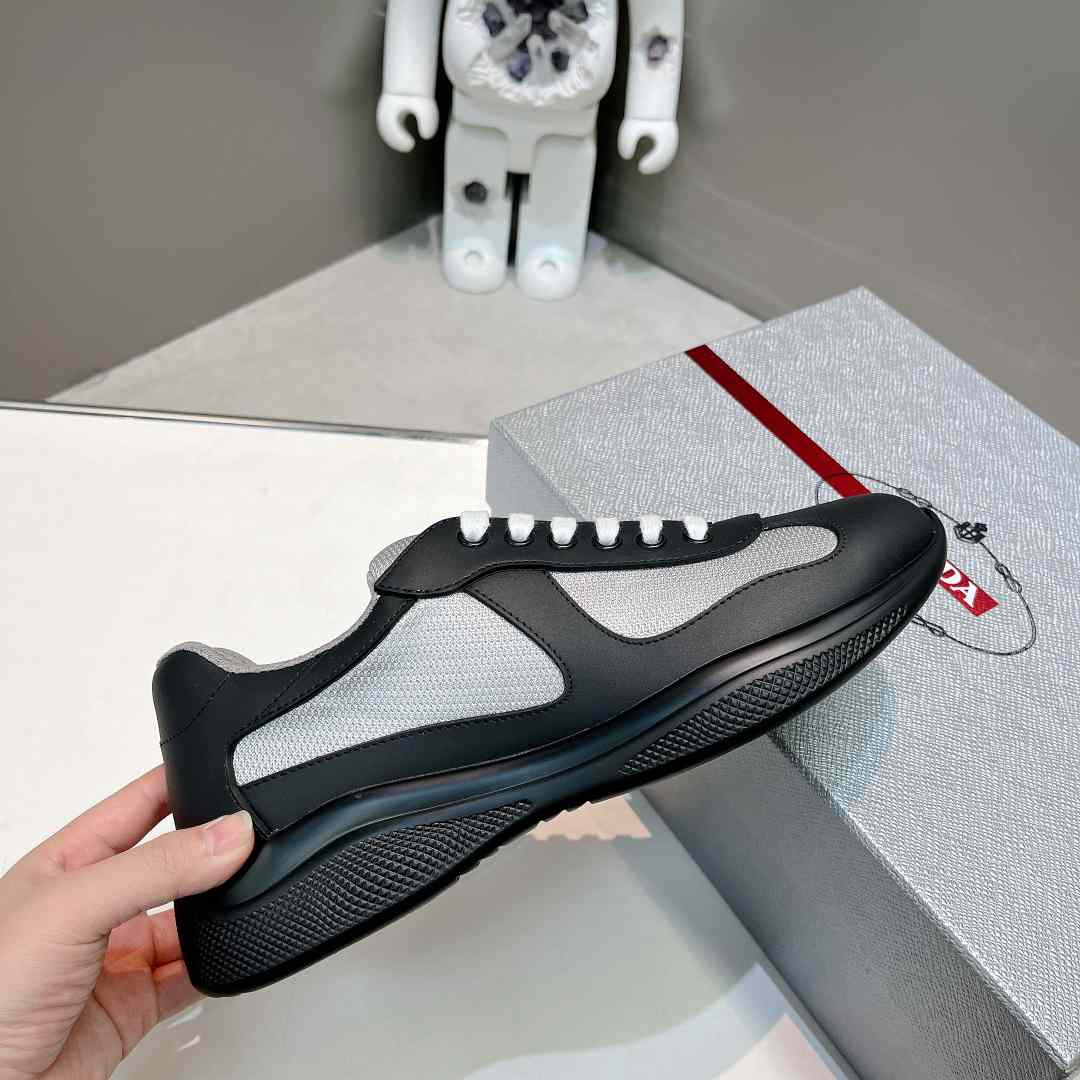 Prada America's Cup Soft Rubber And Bike Fabric Sneakers - DesignerGu