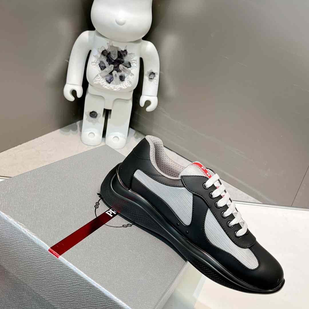 Prada America's Cup Soft Rubber And Bike Fabric Sneakers - DesignerGu