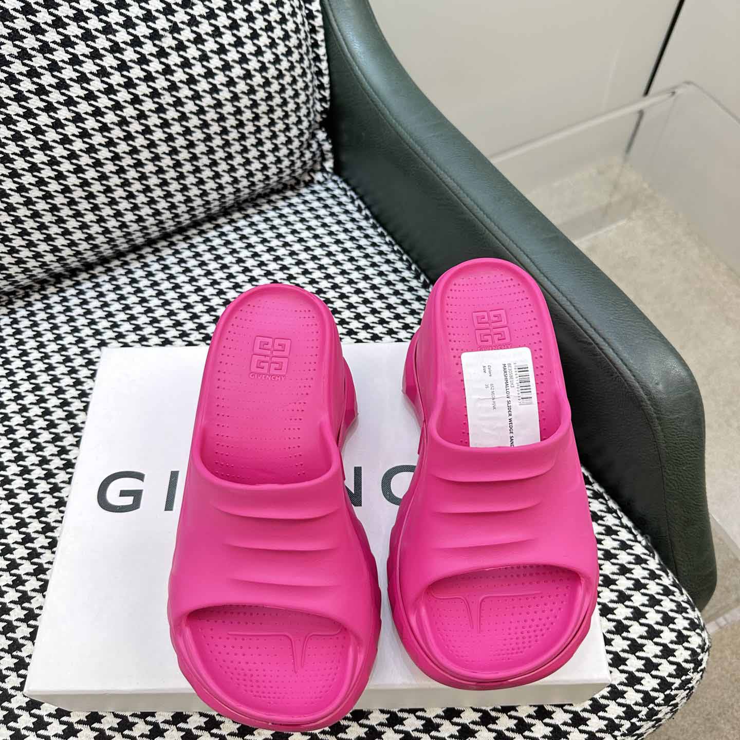 Givenchy Marshmallow Wedge Sandals In Rubber - DesignerGu