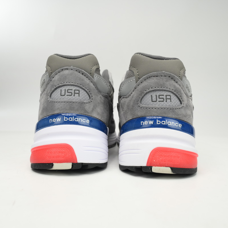 New Balance 992 Grey Blue Sneakers      M992AG  - DesignerGu