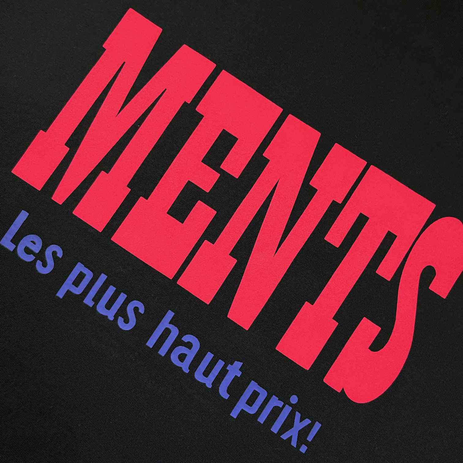 Vetements Black 'La Haute Couture' T-Shirt - DesignerGu