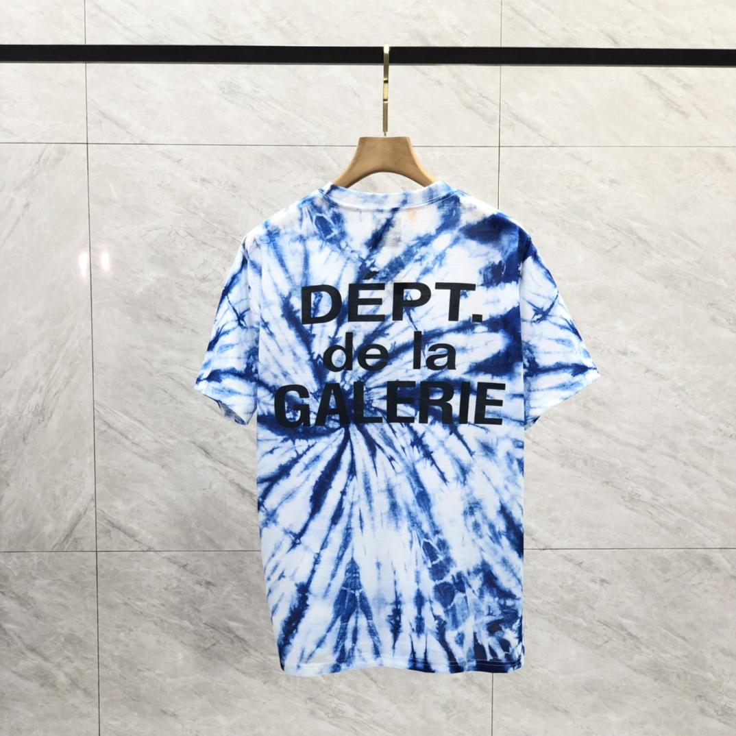 Gallery Dept. Tie-Dyed Logo-Print Cotton T-Shirt  - DesignerGu