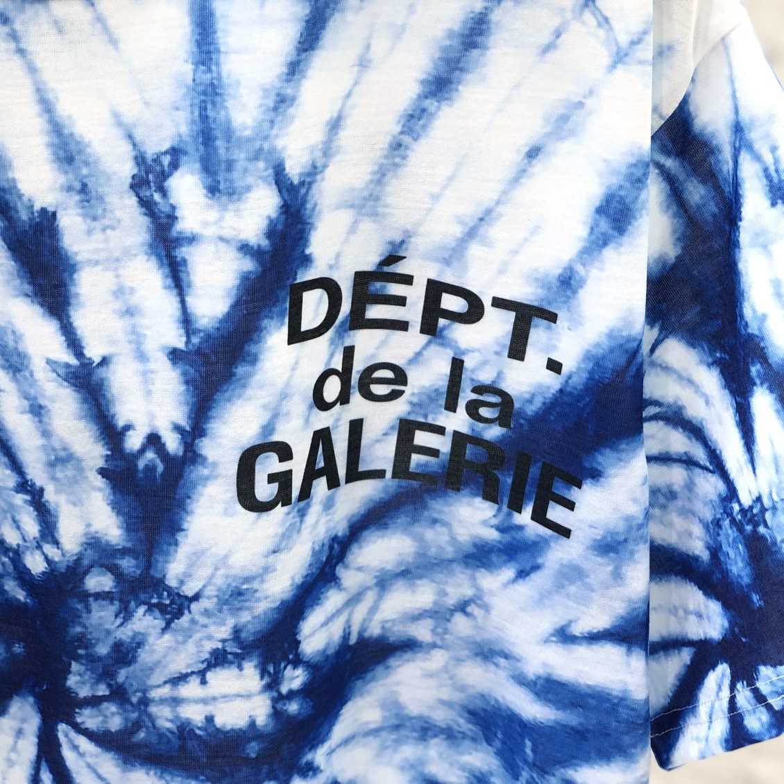 Gallery Dept. Tie-Dyed Logo-Print Cotton T-Shirt  - DesignerGu