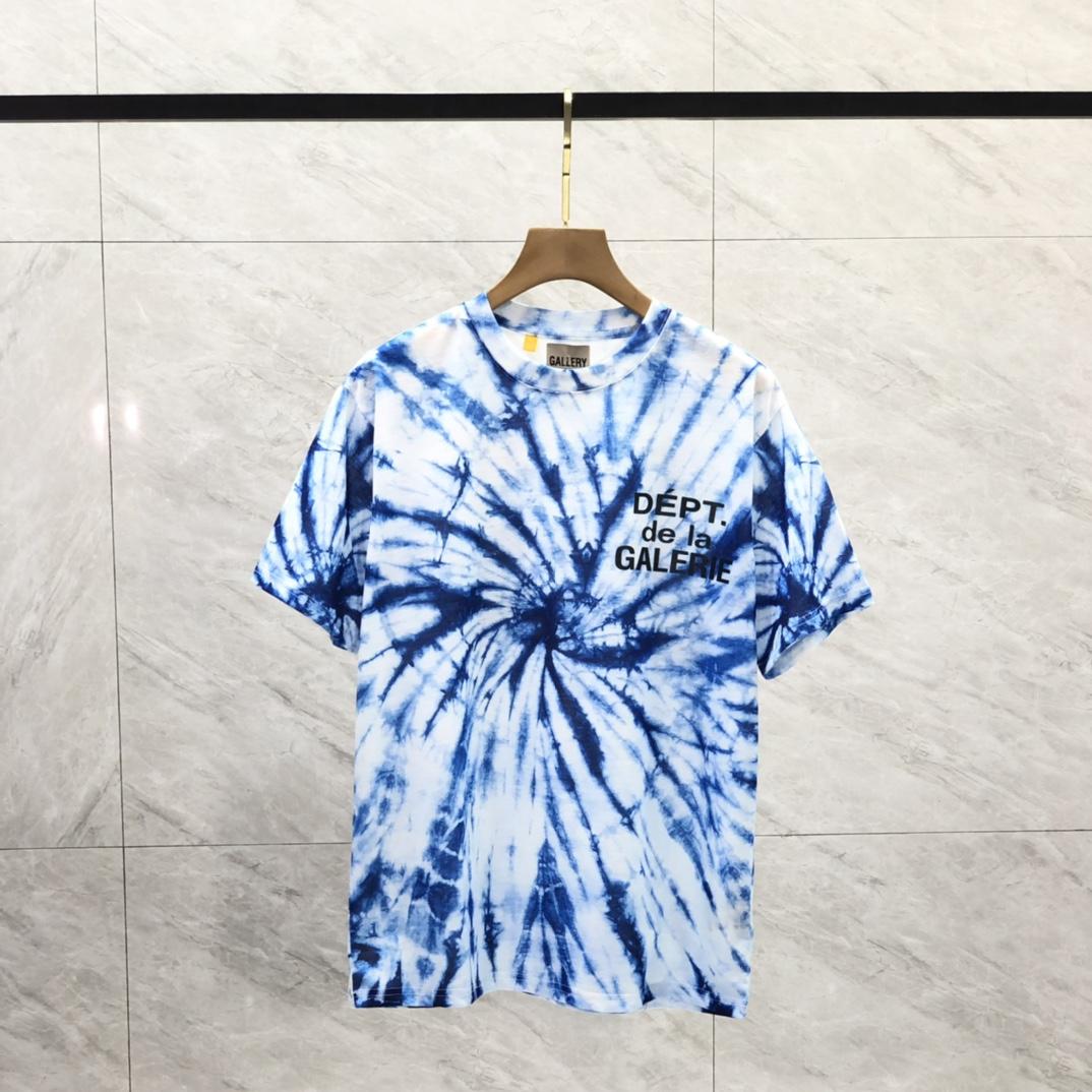 Gallery Dept. Tie-Dyed Logo-Print Cotton T-Shirt  - DesignerGu