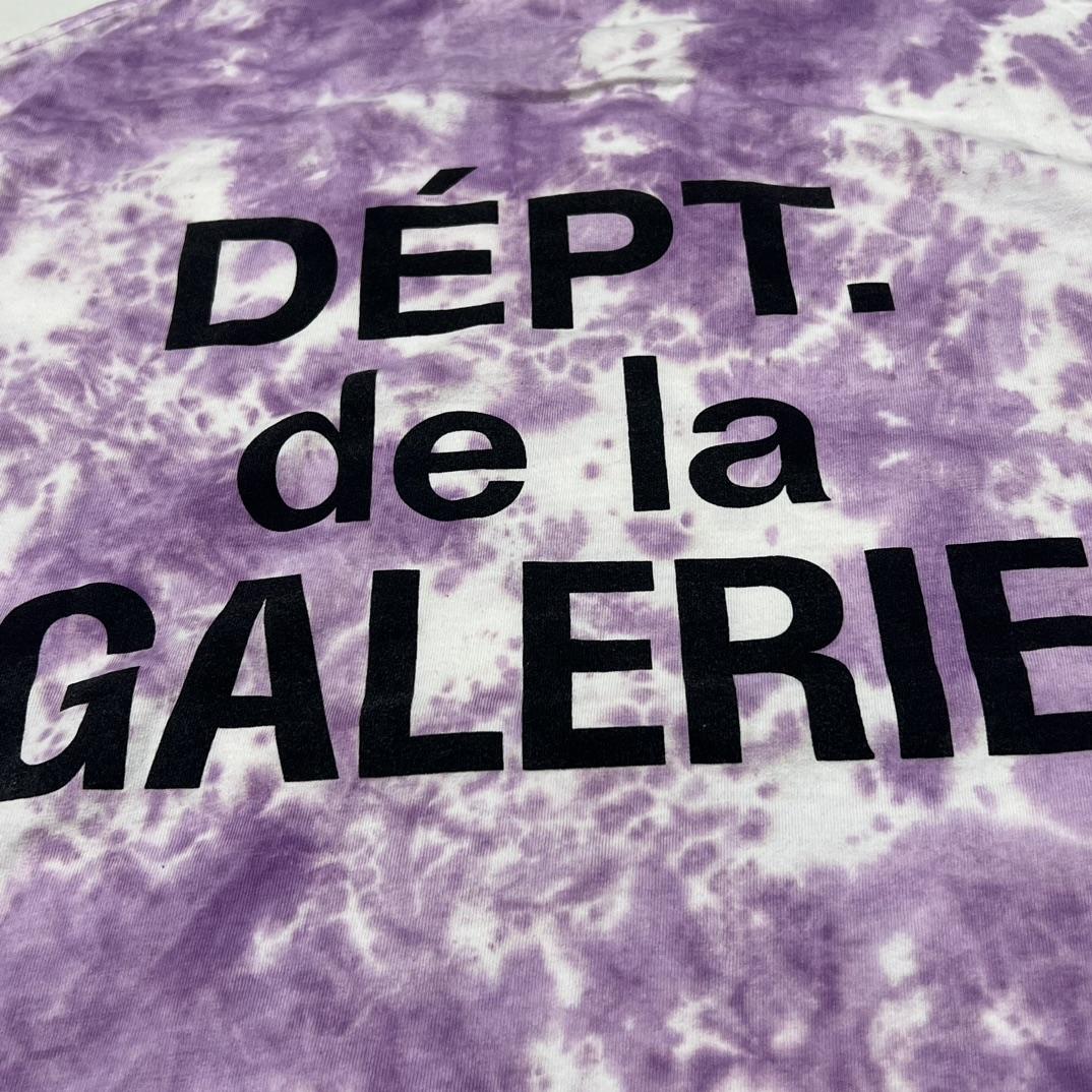 Gallery Dept. Tie-Dyed Logo-Print Cotton T-Shirt  - DesignerGu