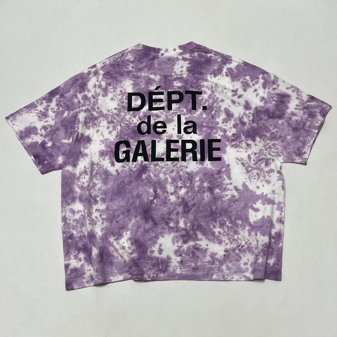 Gallery Dept. Tie-Dyed Logo-Print Cotton T-Shirt  - DesignerGu