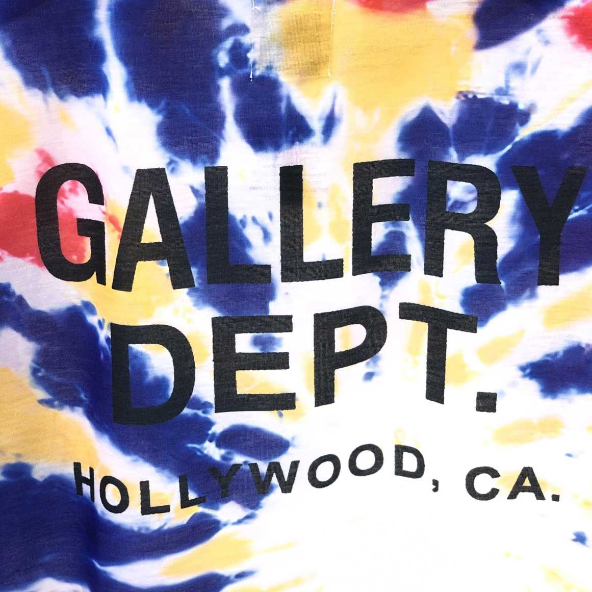 Gallery Dept. Tie-Dyed Logo-Print Cotton T-Shirt  - DesignerGu