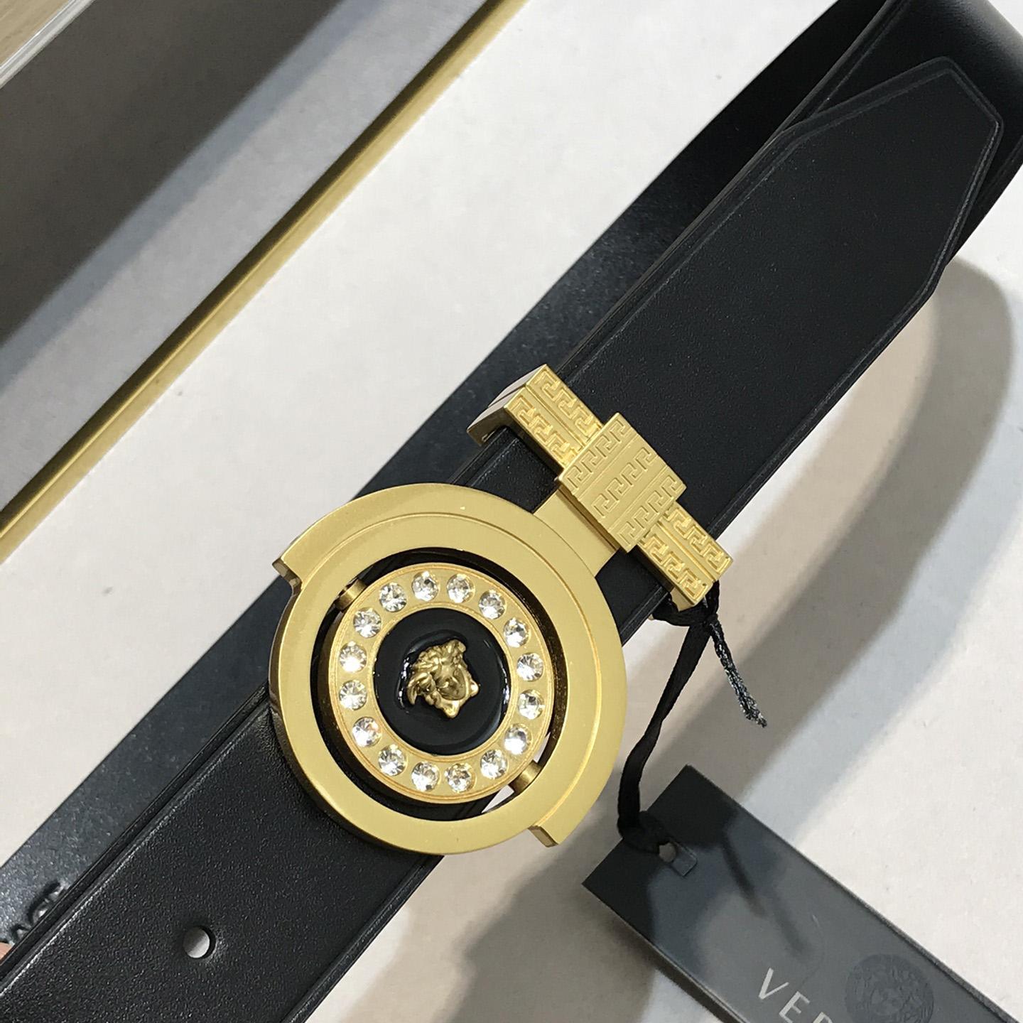 Versace Leather Belt   35mm - DesignerGu