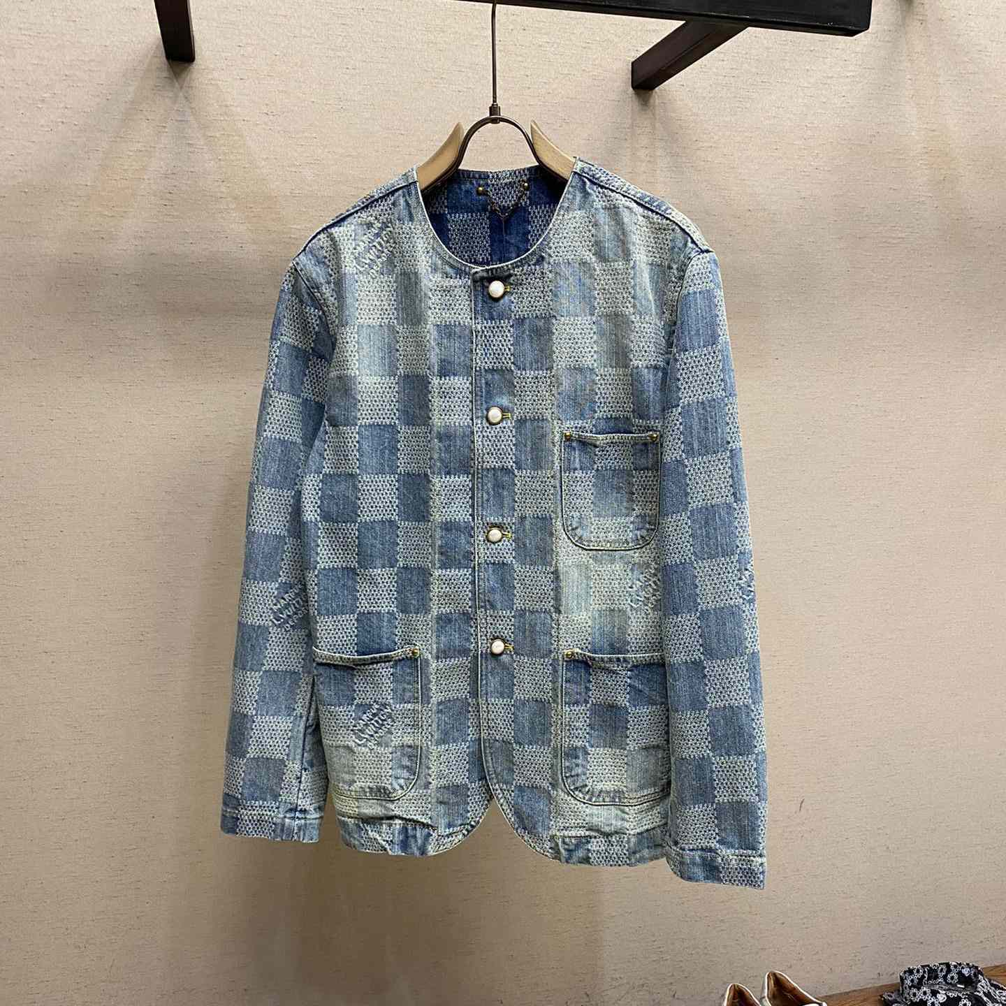 Louis Vuitton Damier Denim Chic Jacket    1AFHU7 - DesignerGu