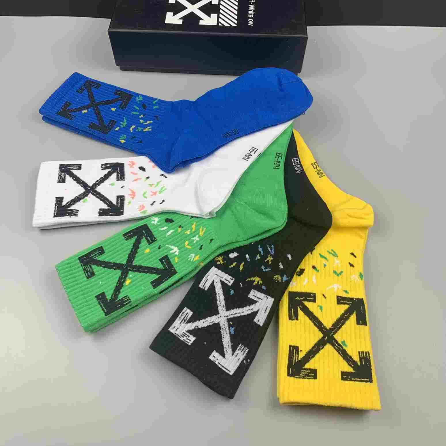 Off White Socks/Box - DesignerGu