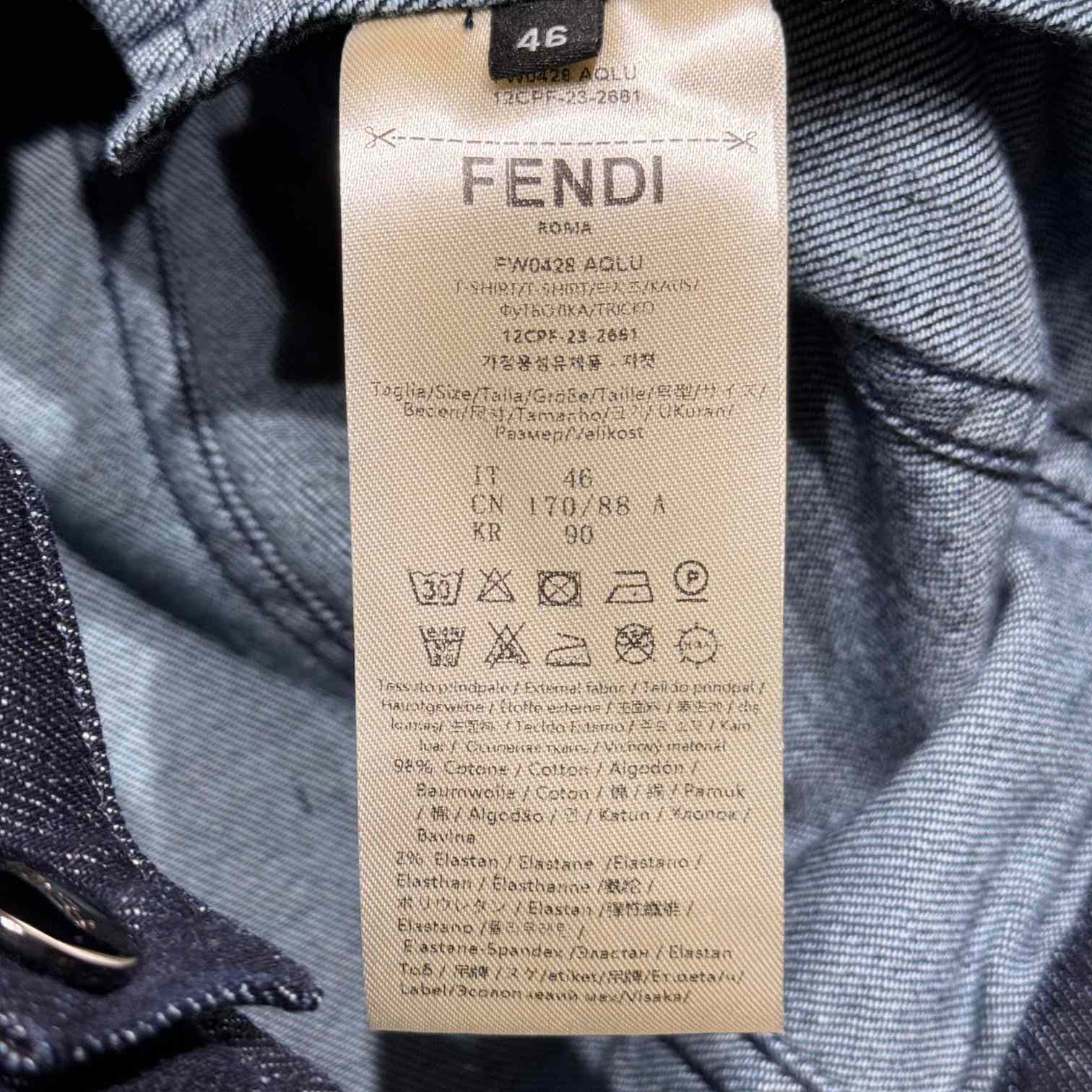 Fendi Blue Denim Jacket - DesignerGu