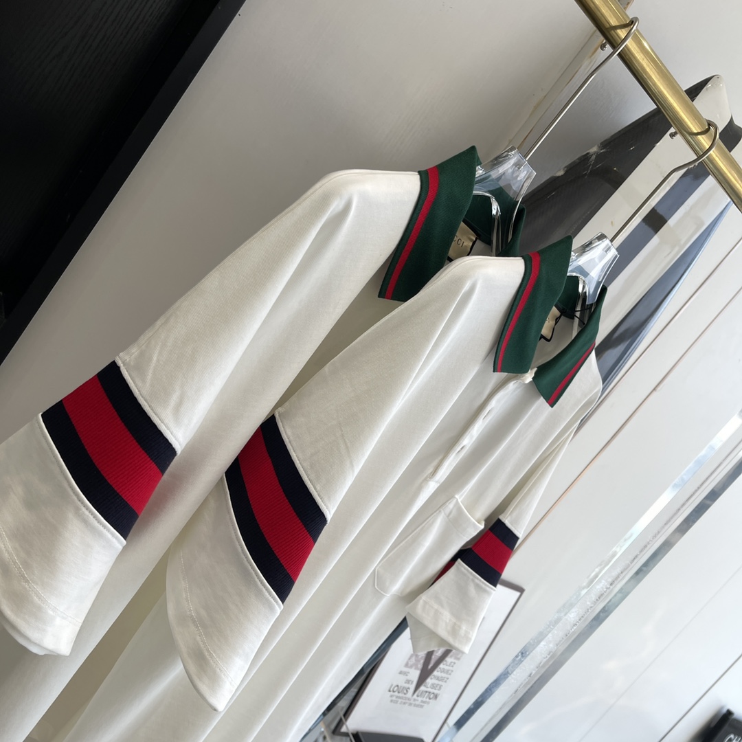 Gucci Cotton Jersey Polo With Web - DesignerGu