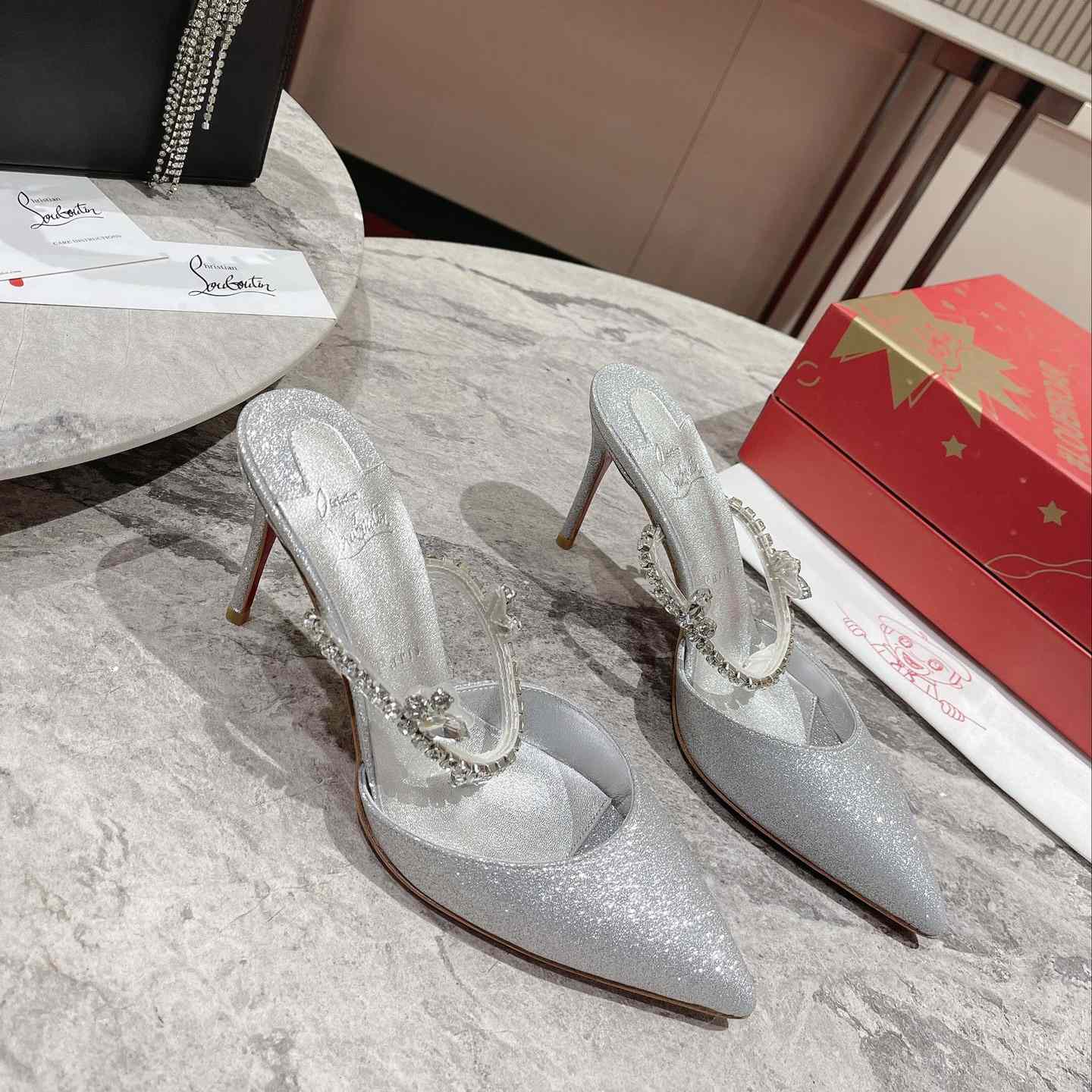 Christian Louboutin Planet Queen 70mm Mules Pumps  - DesignerGu