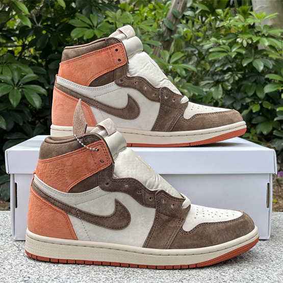 Air Jordan 1 High OG WMNS “Dusted Clay” Sneaker    FQ2941-200 - DesignerGu