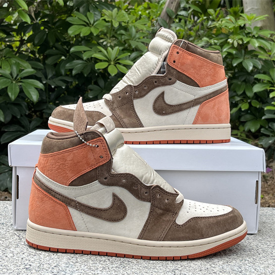 Air Jordan 1 High OG WMNS “Dusted Clay” Sneaker    FQ2941-200 - DesignerGu