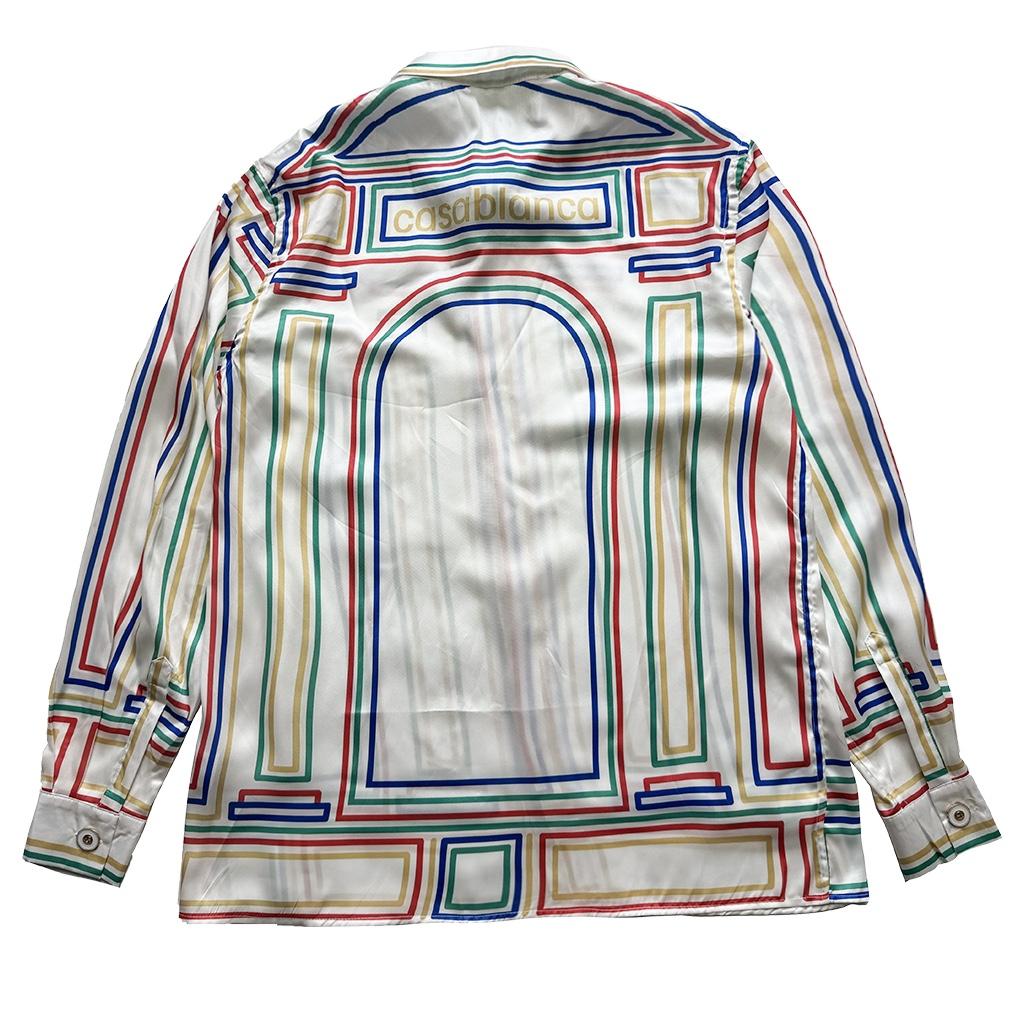 Casablanca Le Temple Du Sport silk shirt - DesignerGu