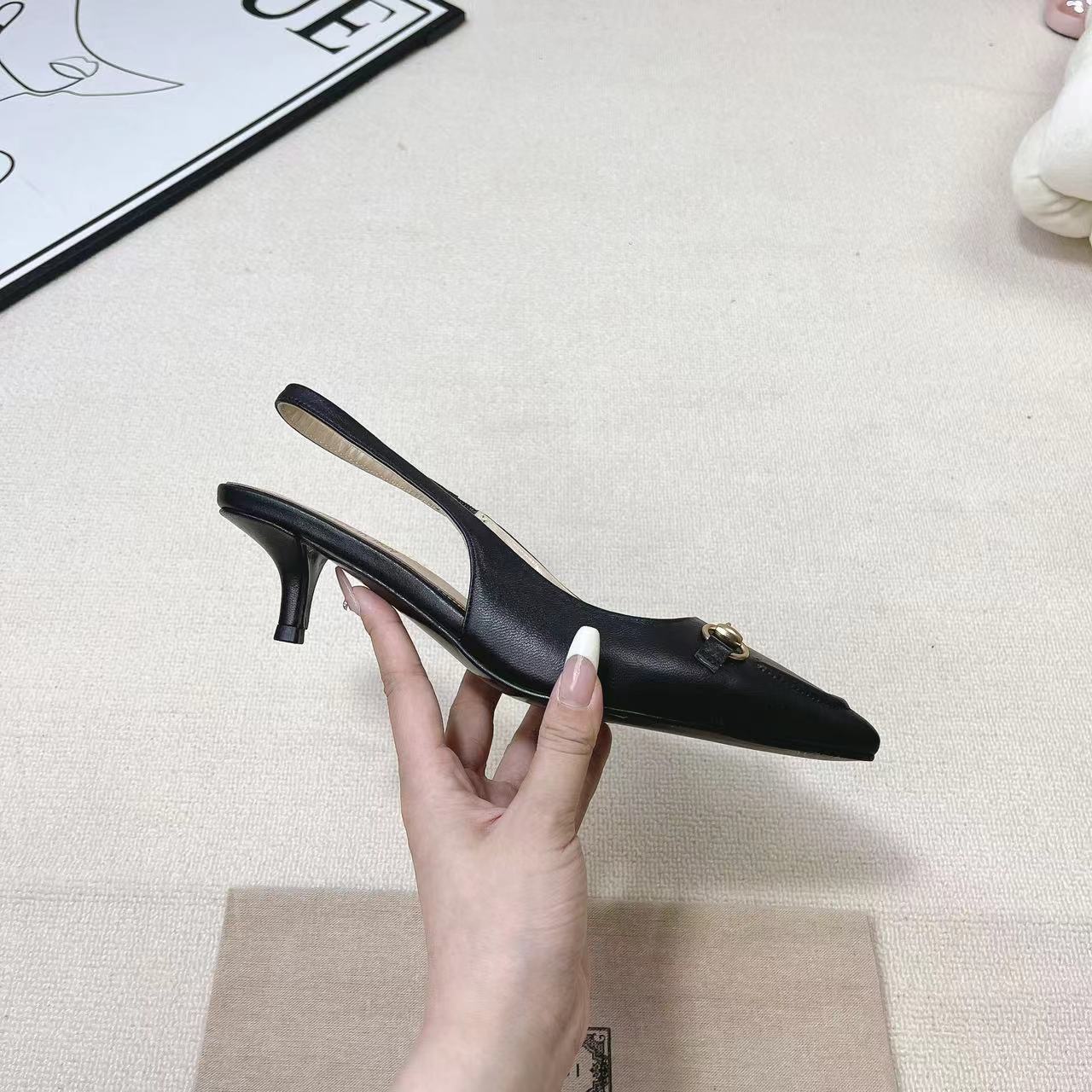 Gucci Women's Horsebit Slingback Pump - DesignerGu