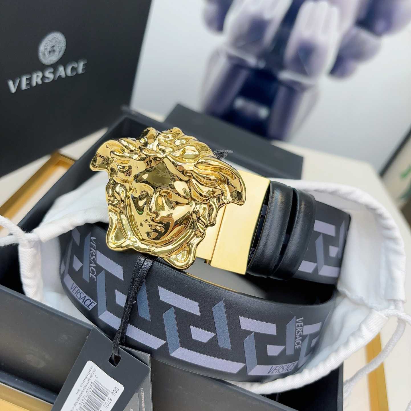 Versace Reversible Leather Belt    40mm - DesignerGu