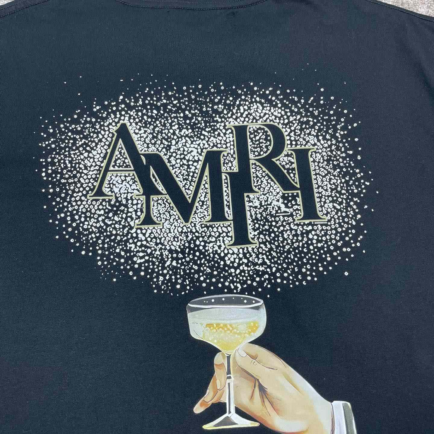 Amiri Champagne Tee   X776 - DesignerGu