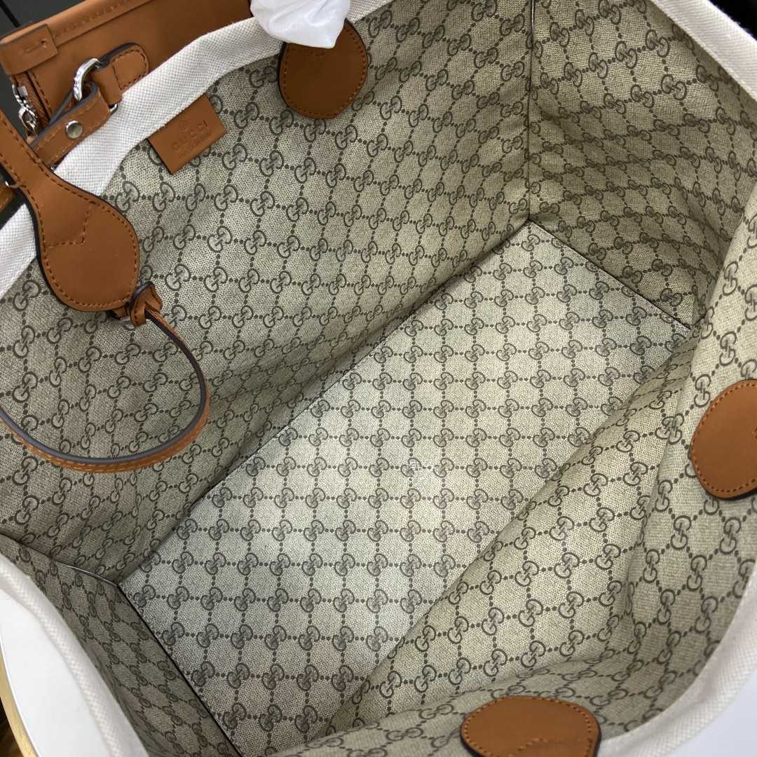 Gucci Medium Tote Bag With Gucci Print - DesignerGu