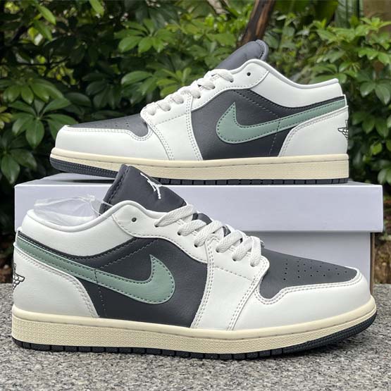 Air Jordan 1 Low WMNS “Jade Smoke” Sneaker    DC0774-001  - DesignerGu