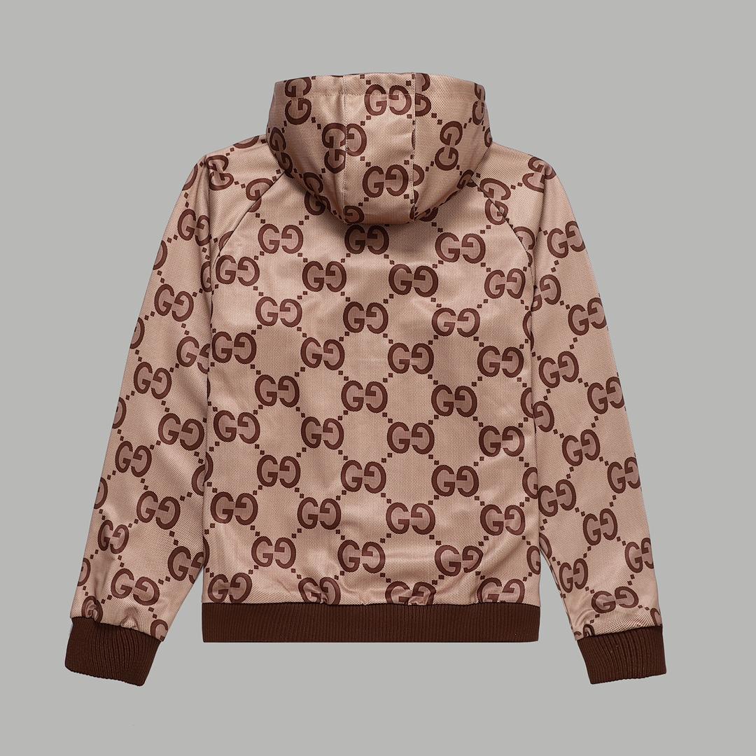 Gucci Gg Supreme Hooded Jacket - DesignerGu