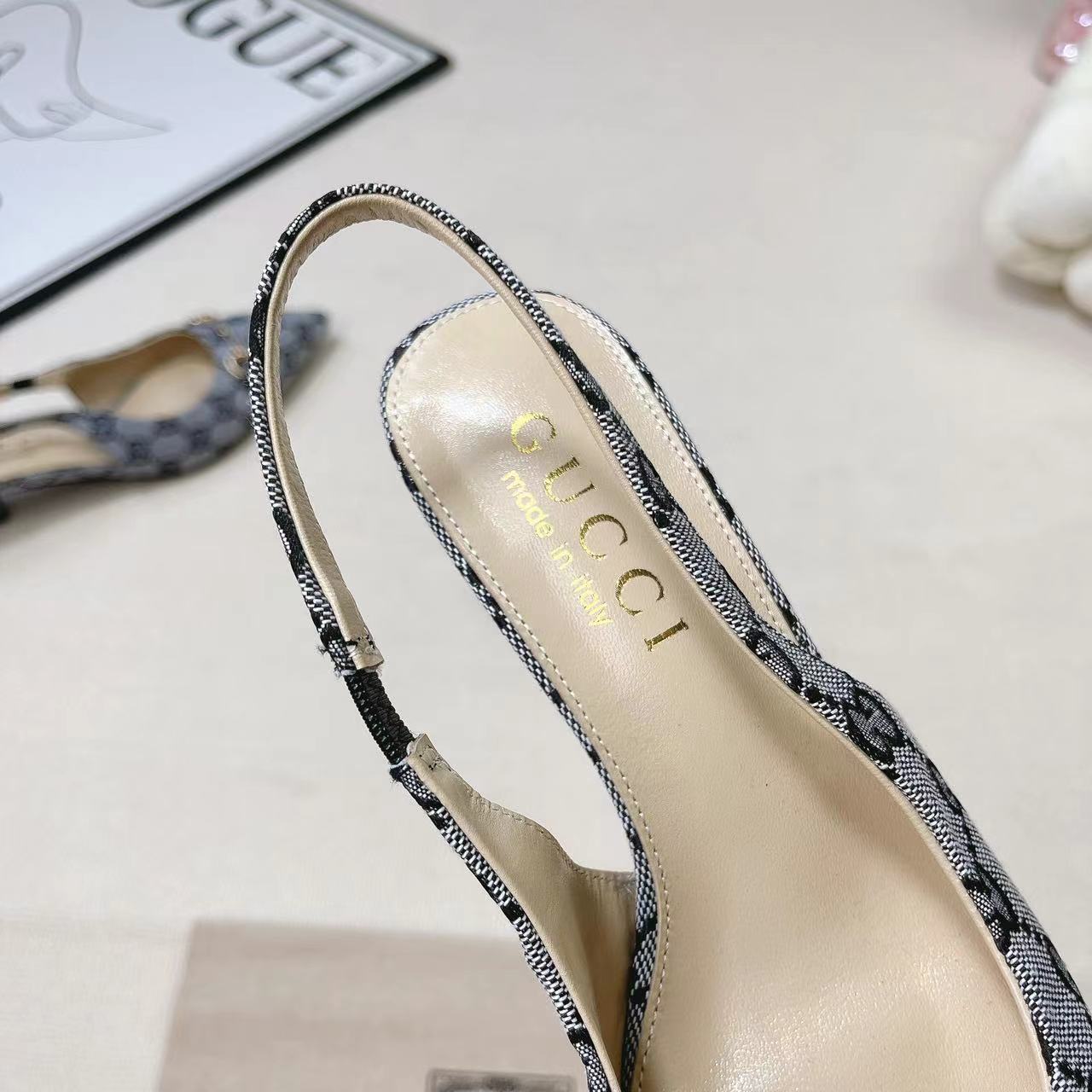 Gucci Women's Horsebit Slingback Pump - DesignerGu