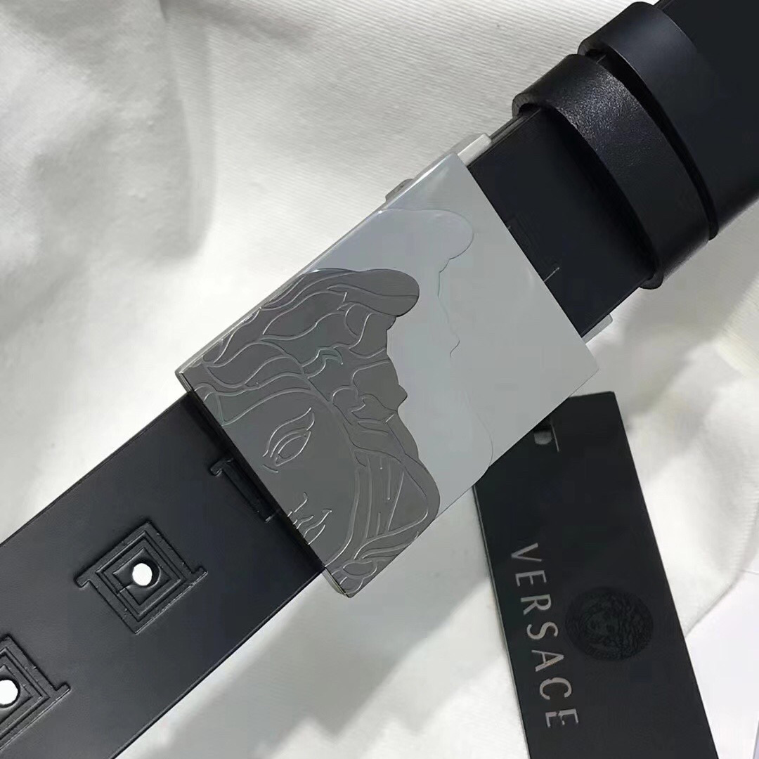 Versace Leather Belt   35mm - DesignerGu