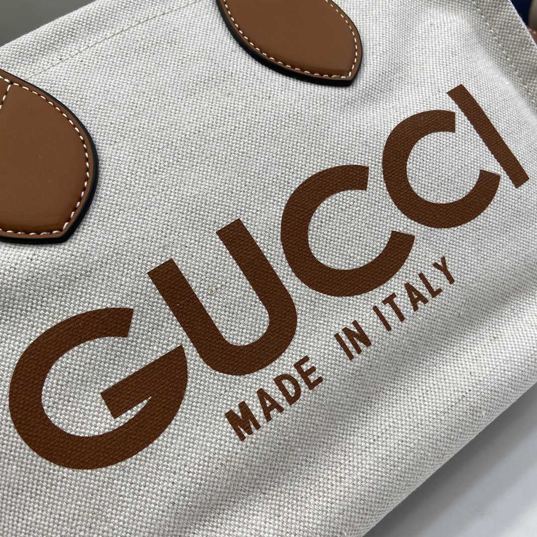 Gucci Mini Tote Bag With Gucci Print - DesignerGu