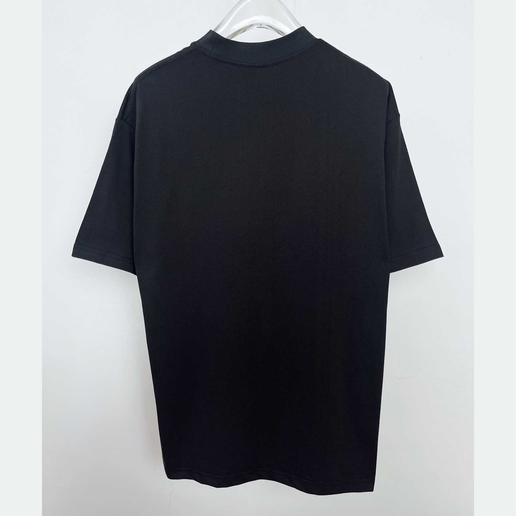 Balenciaga Wifi T-Shirt Oversized In Black - DesignerGu