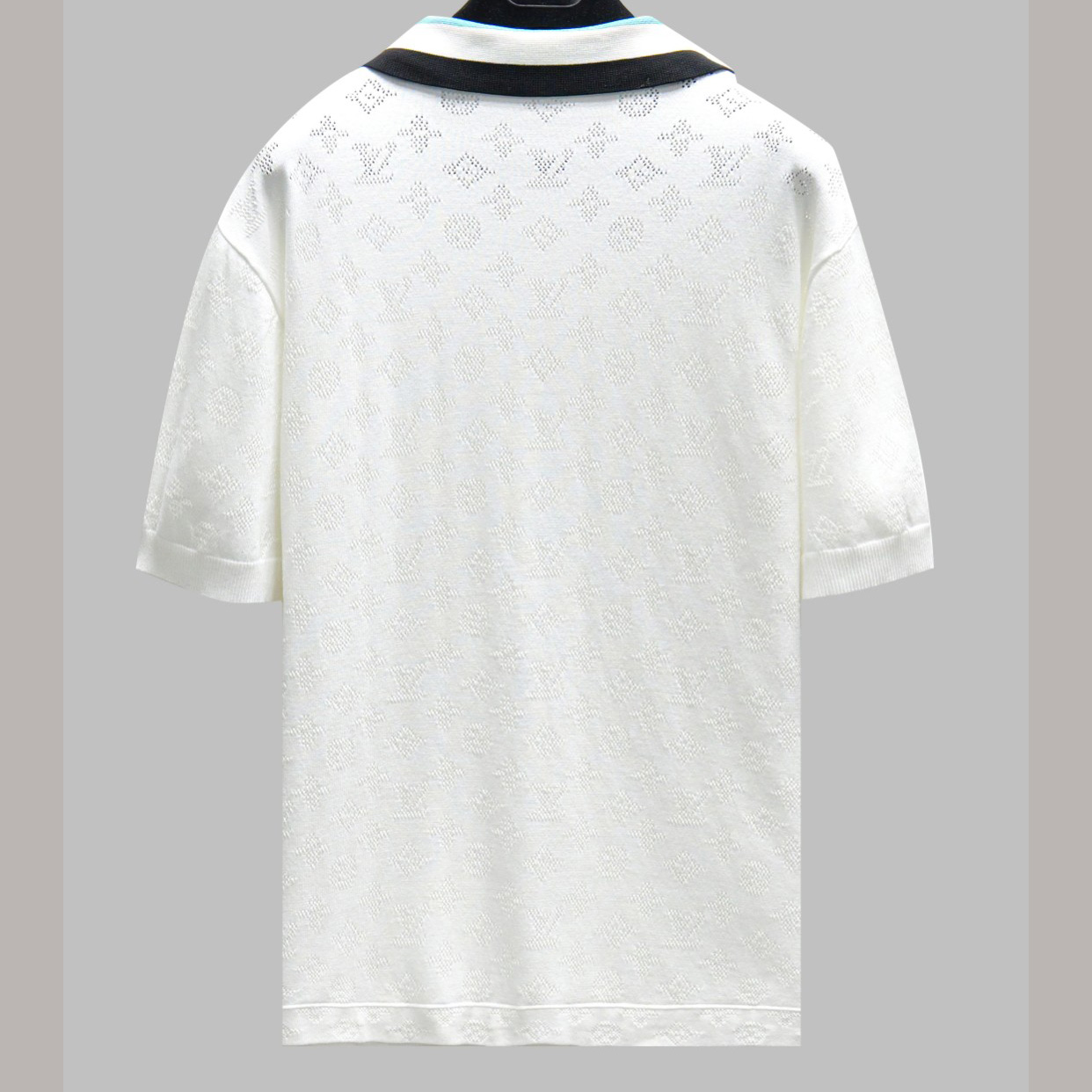 Louis Vuitton Monogram Pointelle Short-Sleeved Cotton Polo  1AFPYH - DesignerGu