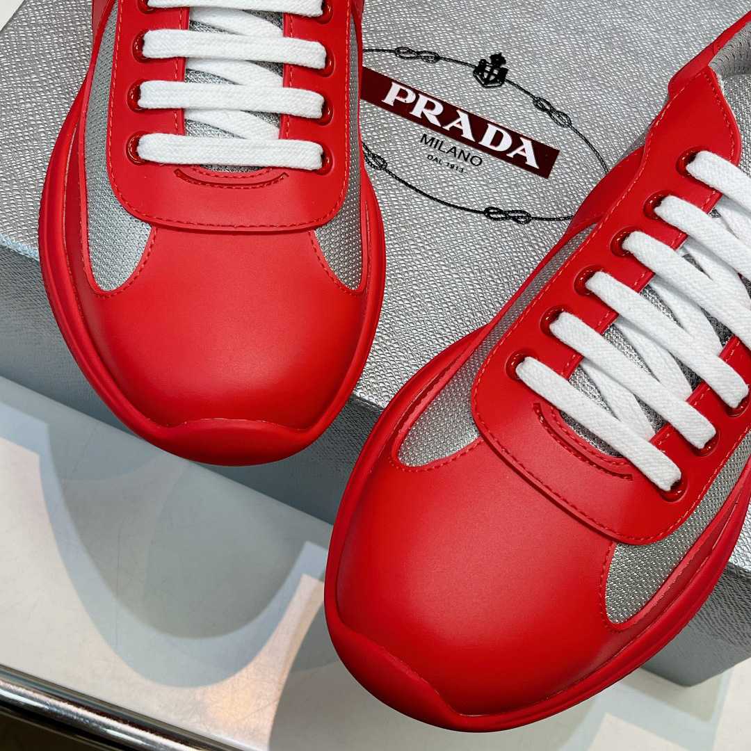 Prada America's Cup Soft Rubber And Bike Fabric Sneakers - DesignerGu