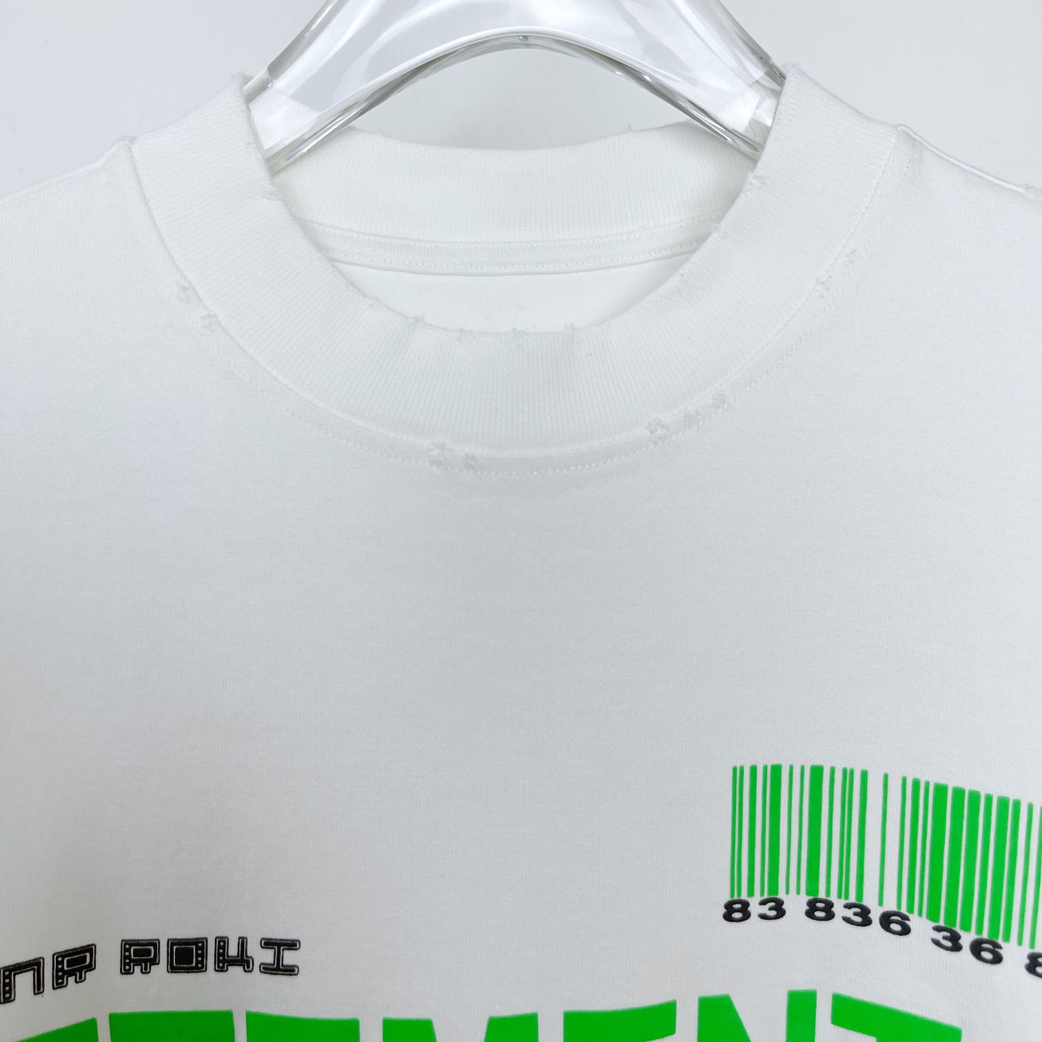 Vetements Cotton T-Shirt - DesignerGu