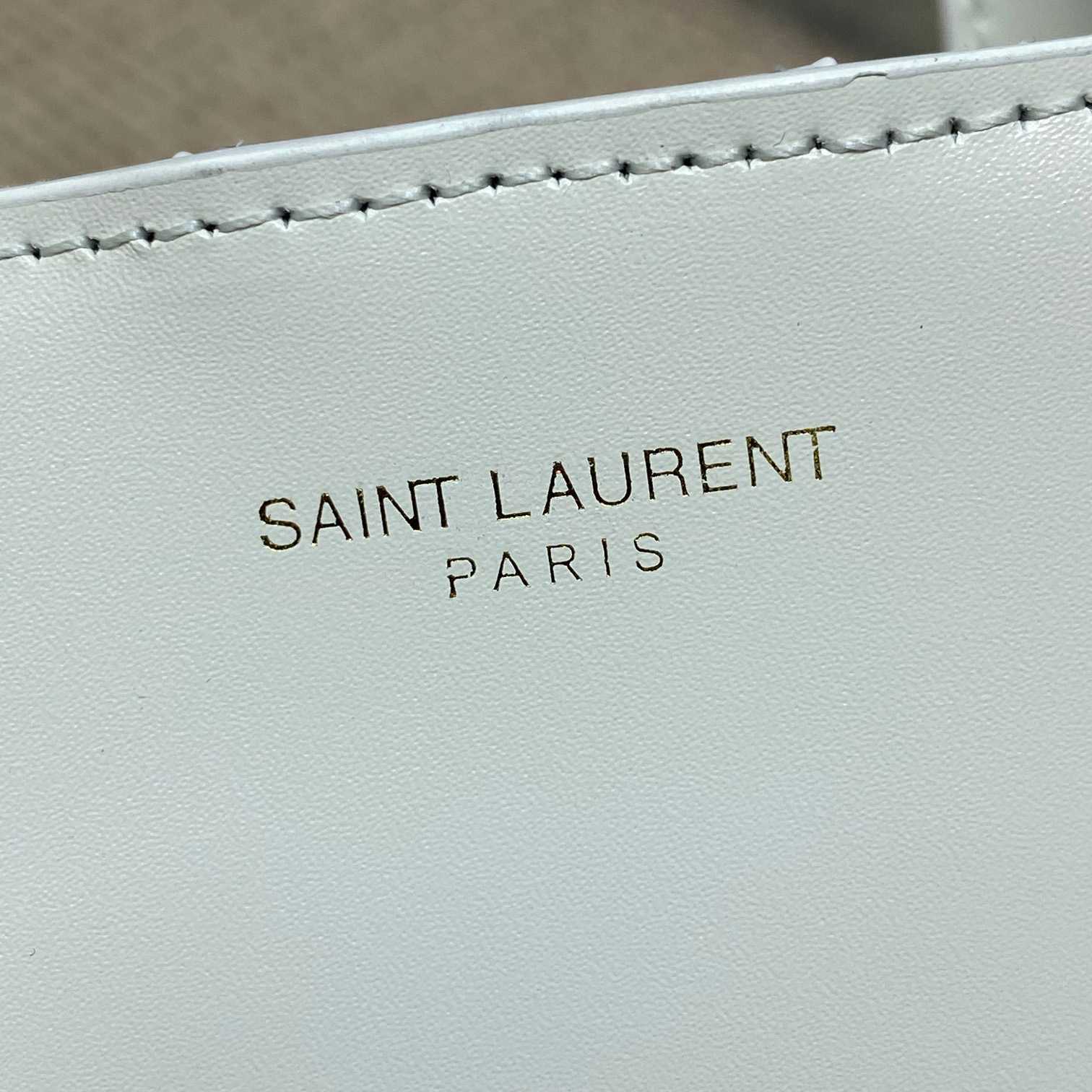 Saint Laurent Mini Toy Shopping Saint Laurent In Box Leather - DesignerGu