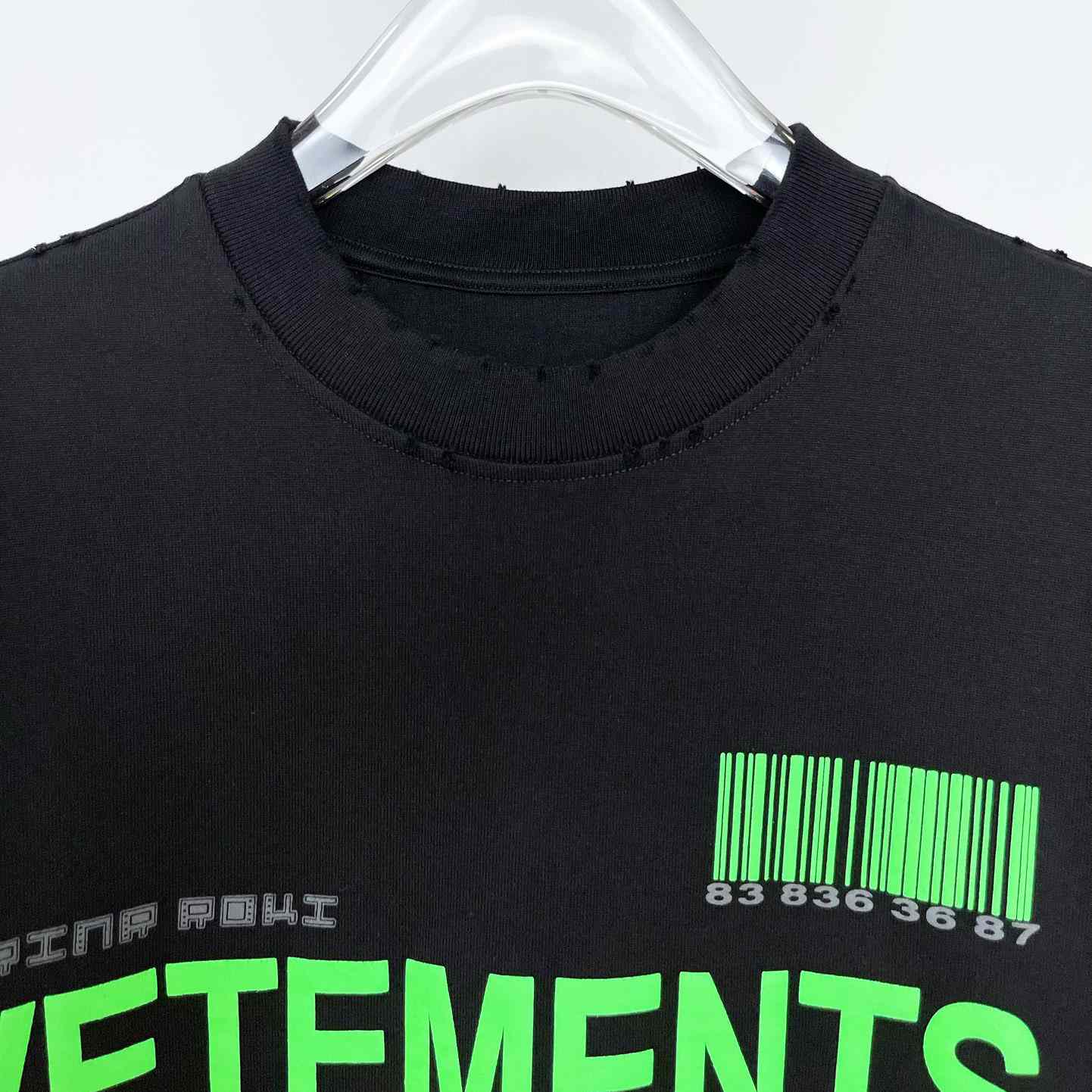 Vetements Cotton T-Shirt - DesignerGu