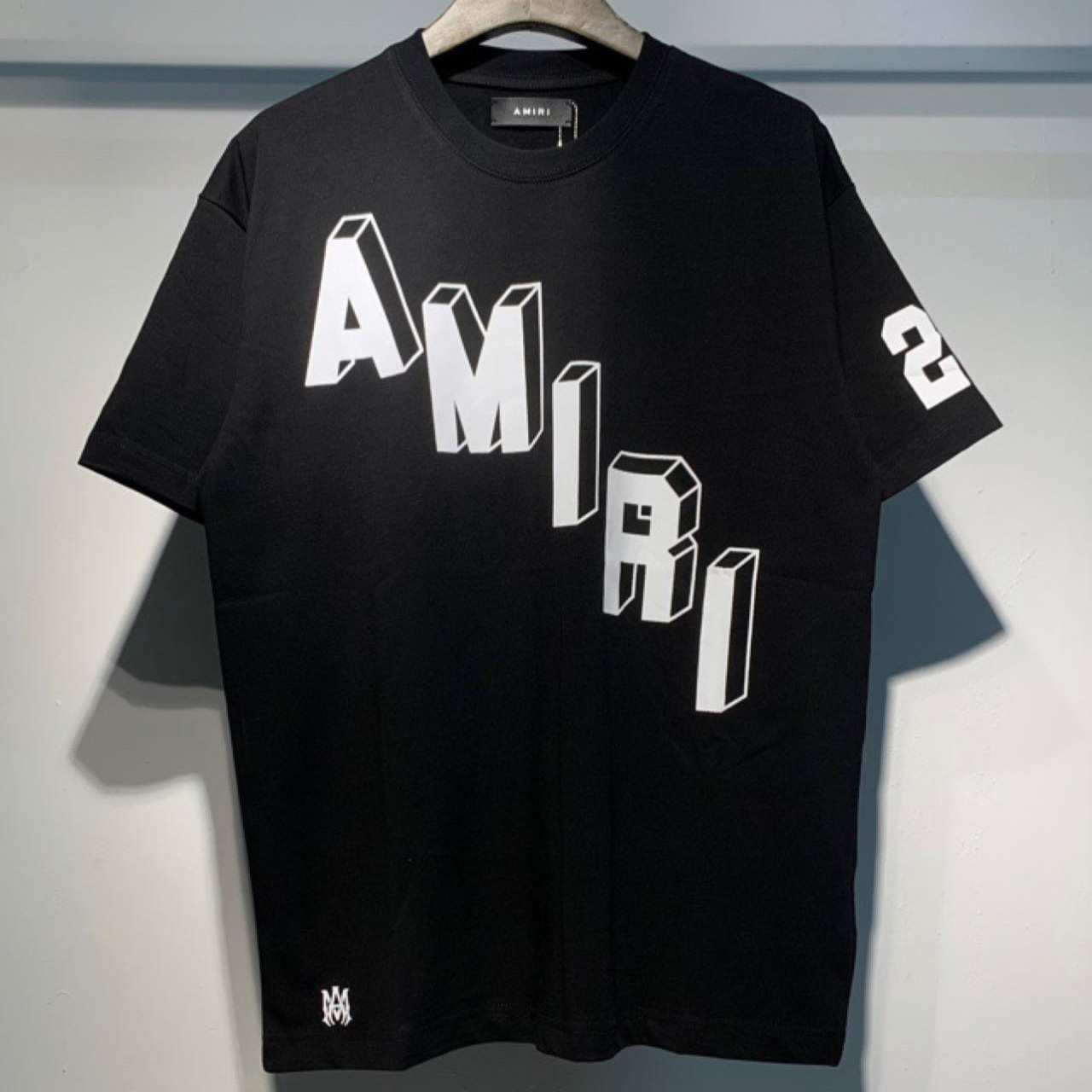 Amiri Flocked Hockey Skater Tee - DesignerGu