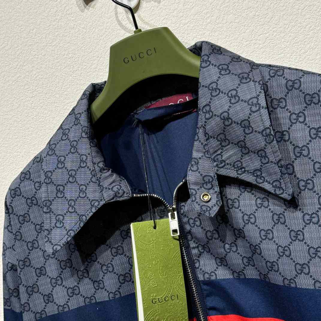 Gucci GG Print Cotton Jacket - DesignerGu