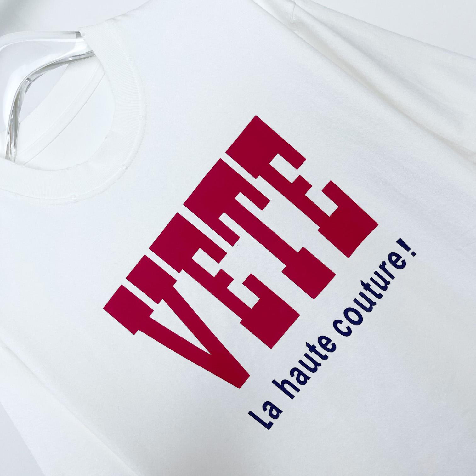 Vetements White 'La Haute Couture' T-Shirt - DesignerGu