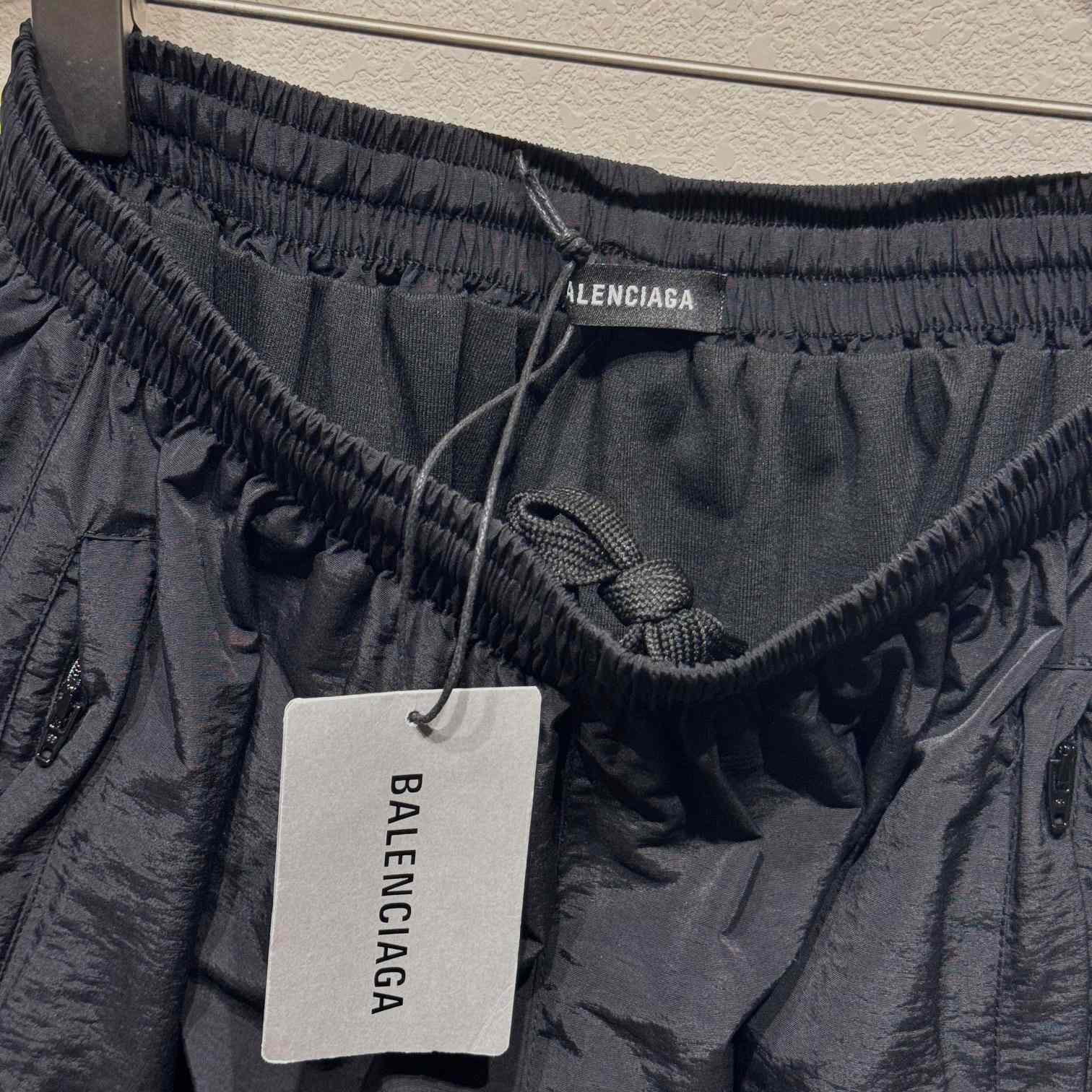 Balenciaga Soccer Tracksuit Pants In Black  - DesignerGu