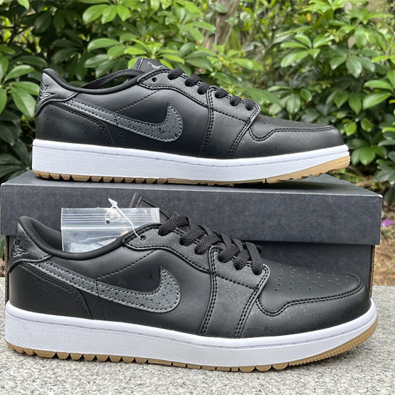 Jordan Air Jordan 1 Low Golf “Black Gum” Sneakers     DD9315-005 - DesignerGu