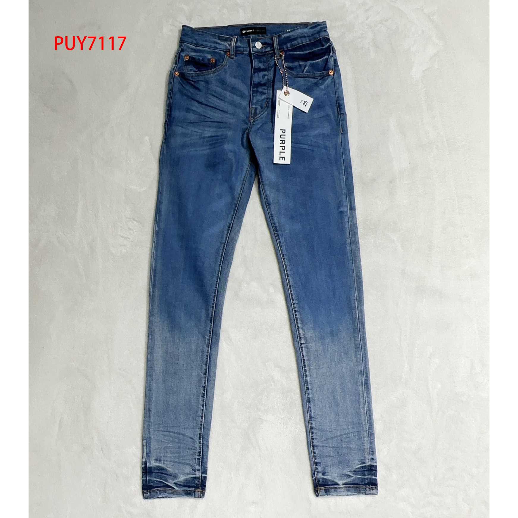 Purple-Brand Slim-fit Jeans      PUY7117 - DesignerGu